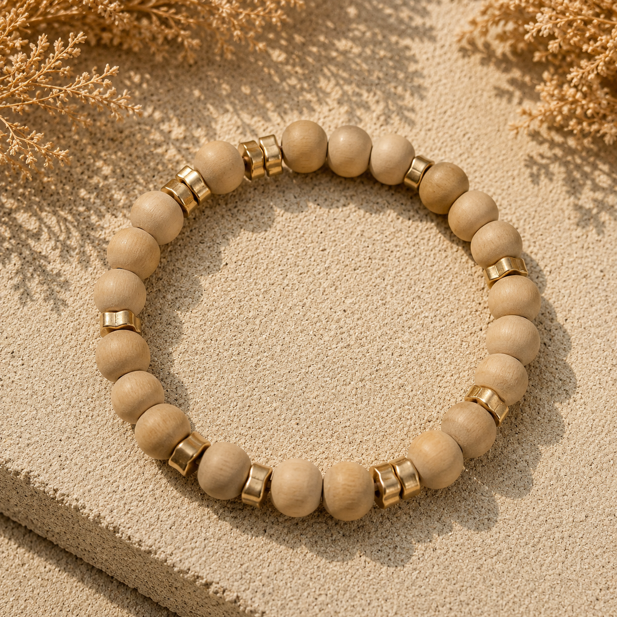 Sunwashed Sandalwood Bracelet